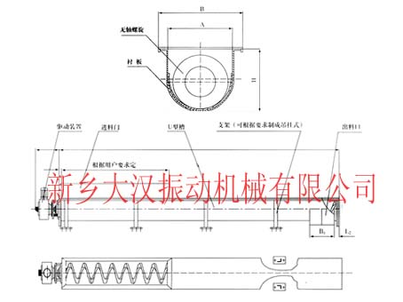 無軸螺旋輸送機(jī)